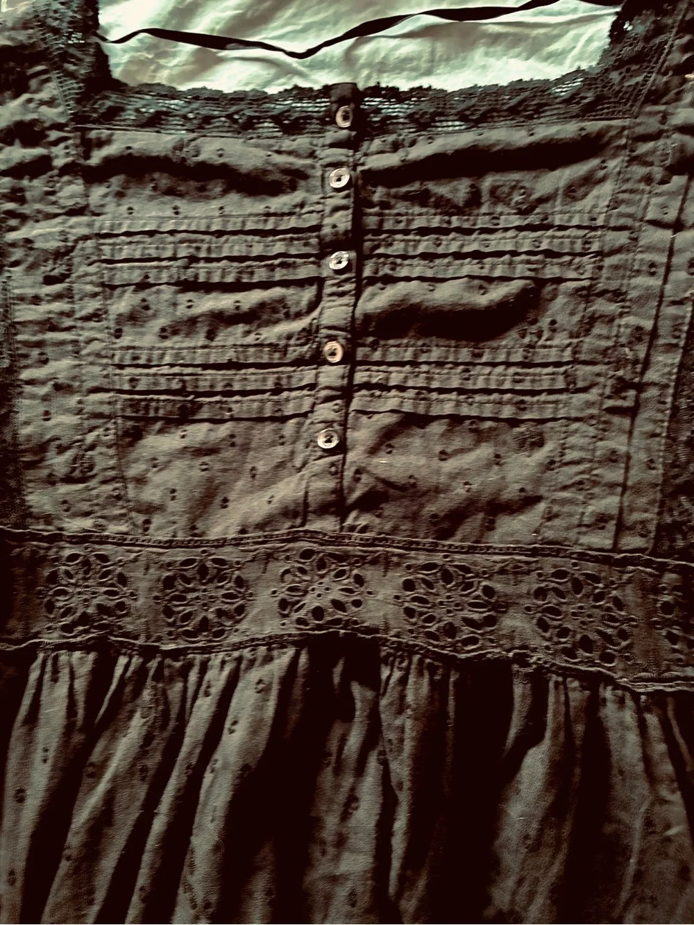 Free People black cotton